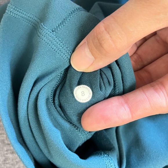 Lululemon Align Super-High Rise Pants - Women's Size 8 - Green Blue Teal - Picture 5 of 8